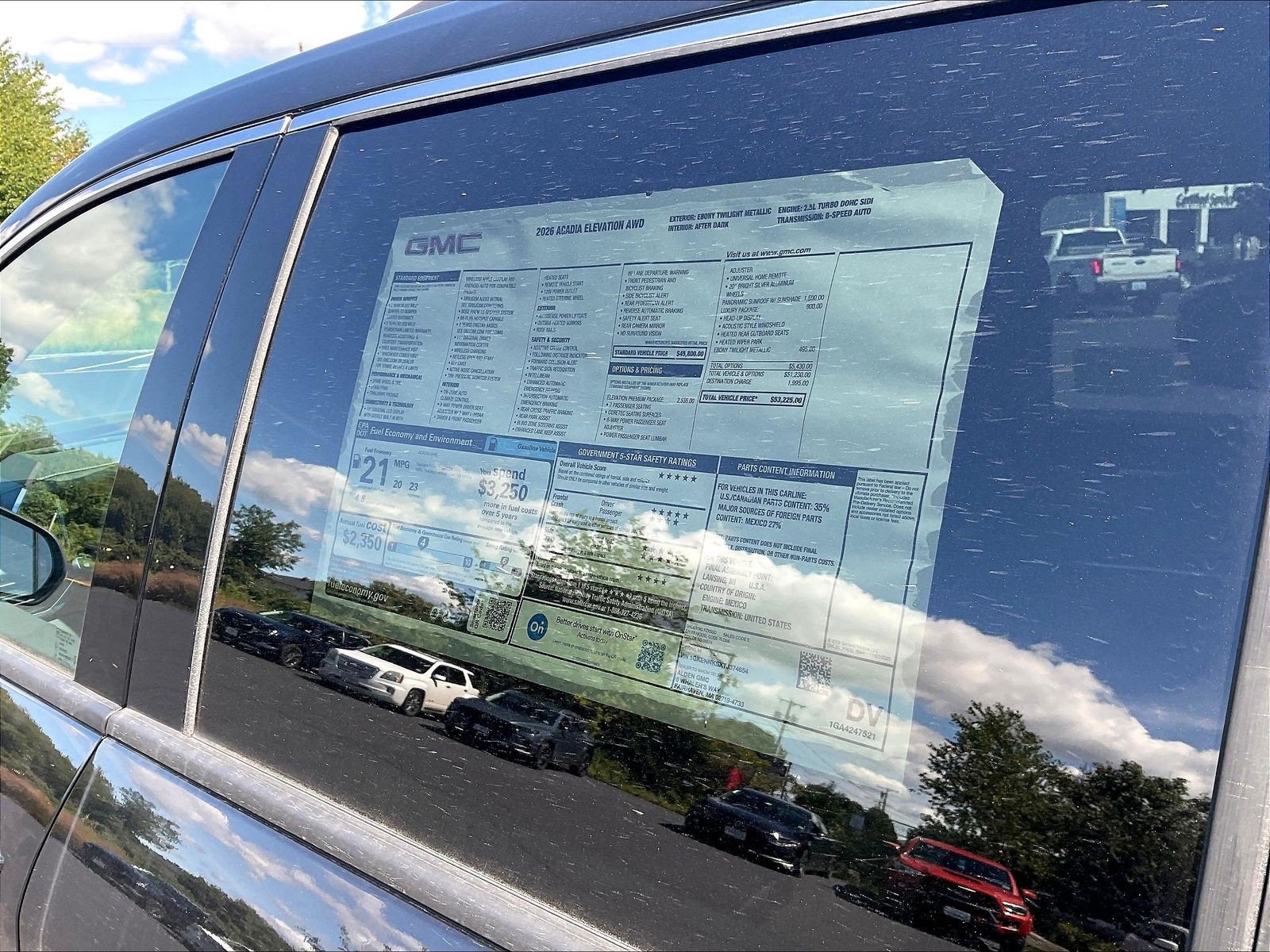 2026 GMC Acadia Elevation