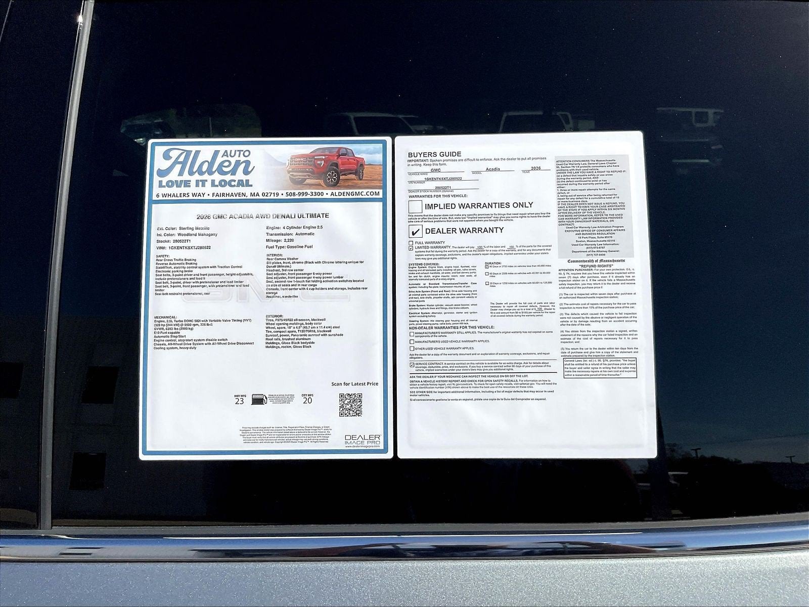 2026 GMC Acadia Denali Ultimate