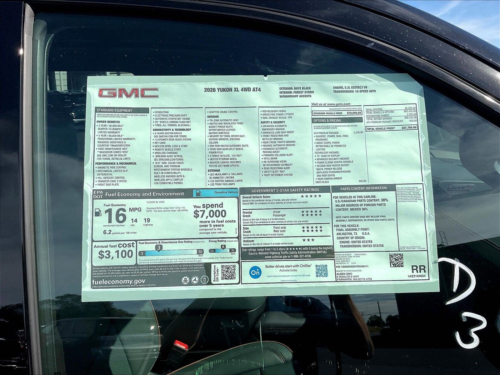2026 GMC Yukon XL AT4