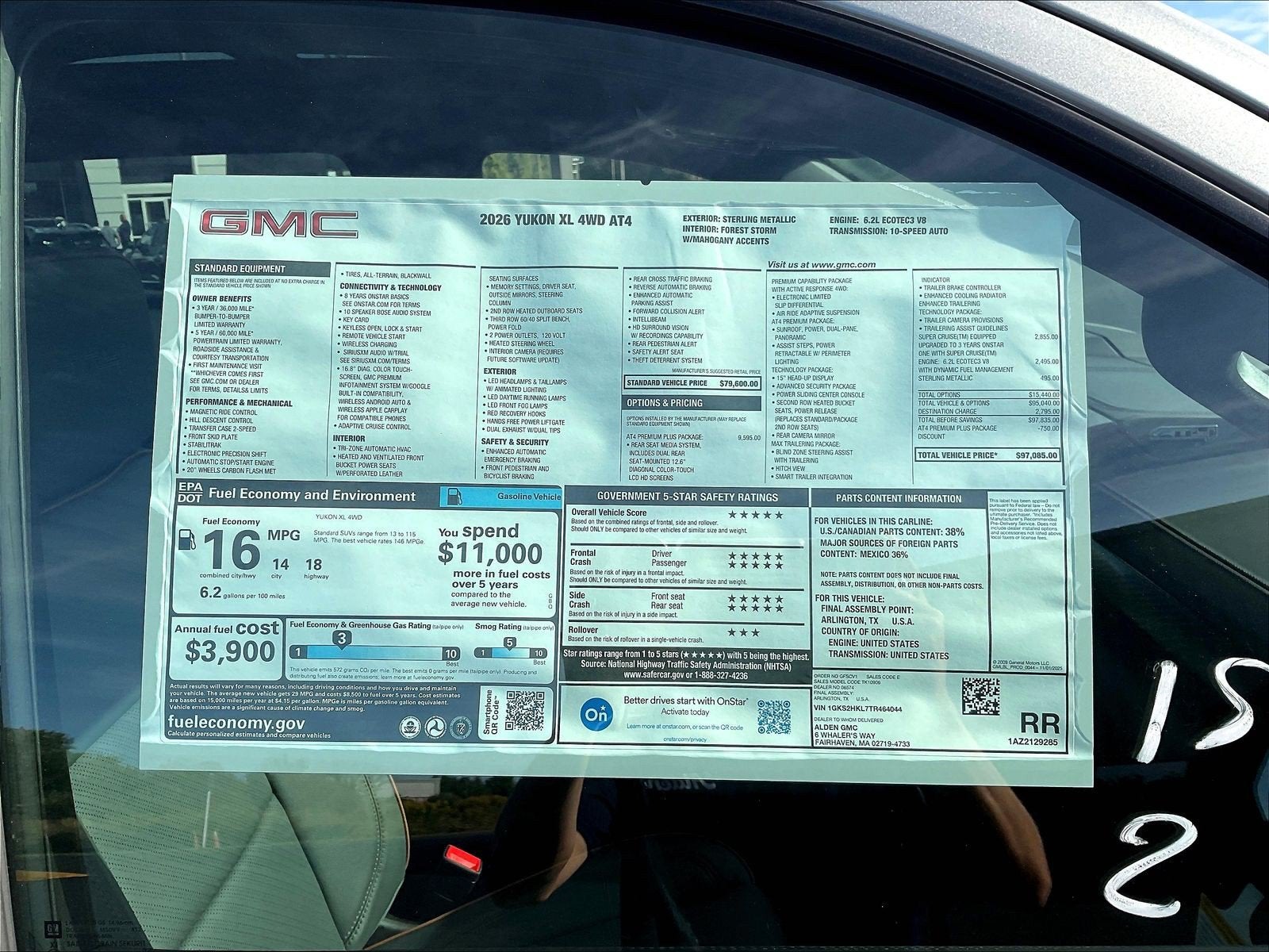 2026 GMC Yukon XL AT4