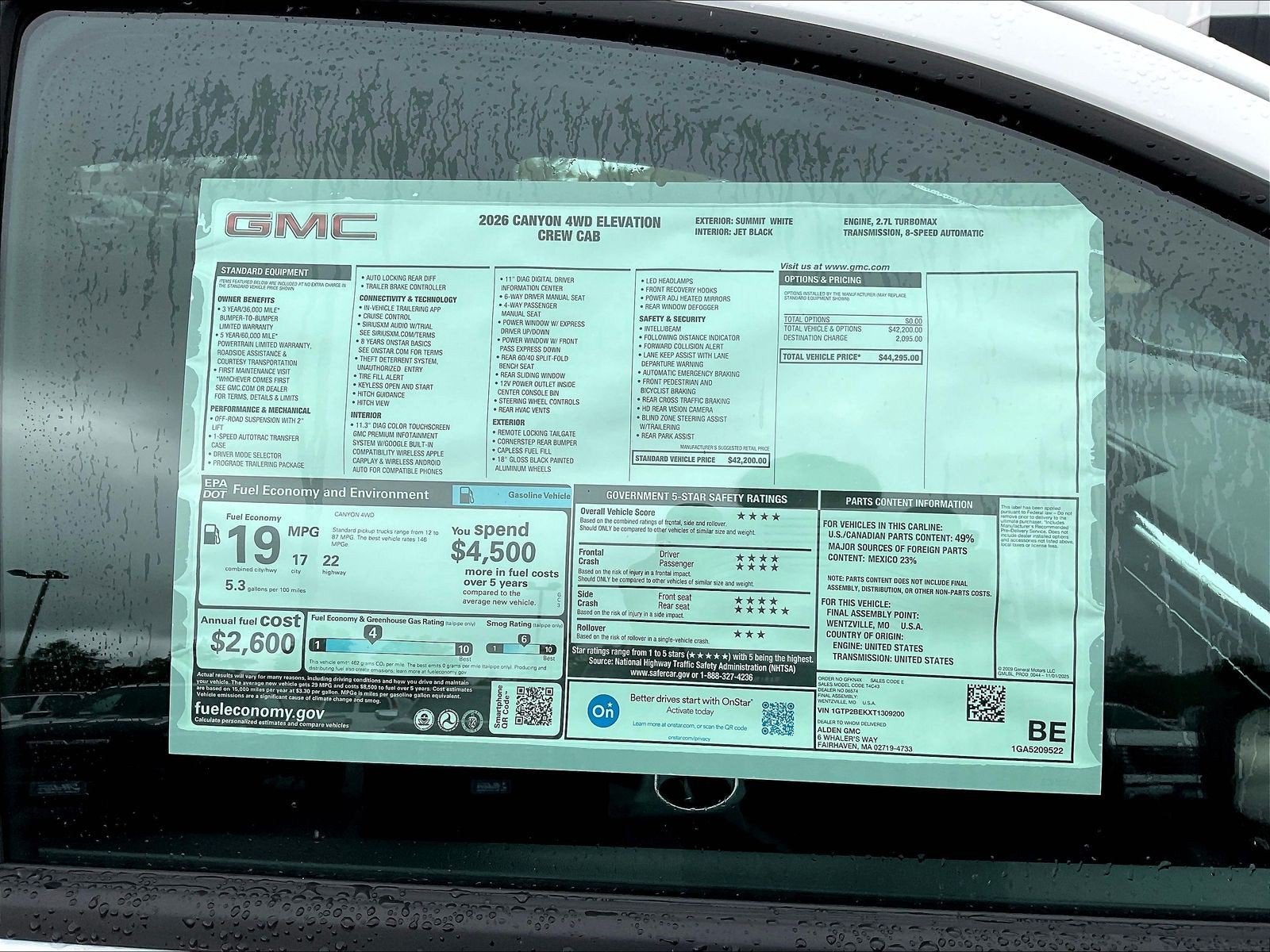 2026 GMC Canyon Elevation