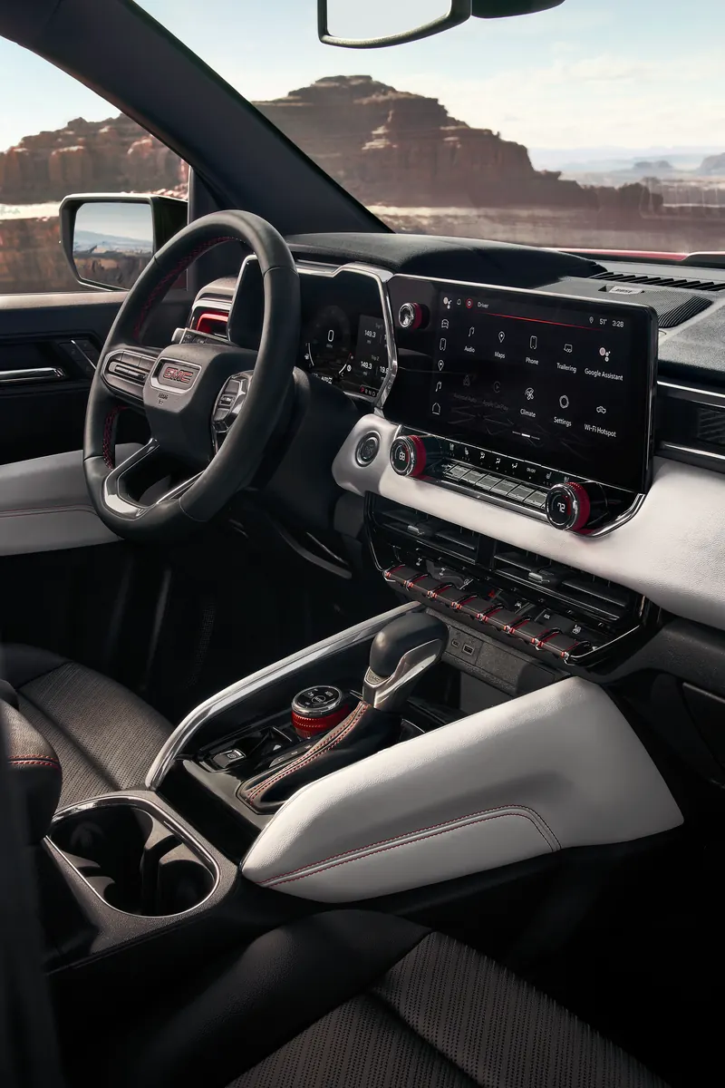 2026 GMC Canyon infotainment system at Alden GMC in Fairhaven MA
