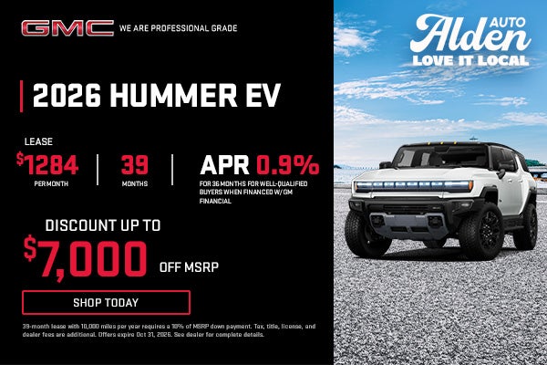 Alden GMC October Hummer EV offers