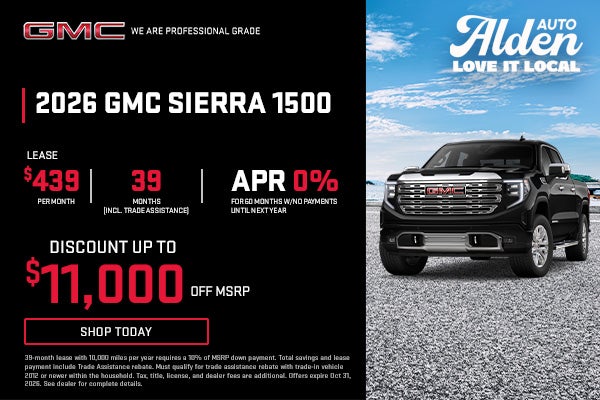 Alden GMC October Sierra 1500 offers