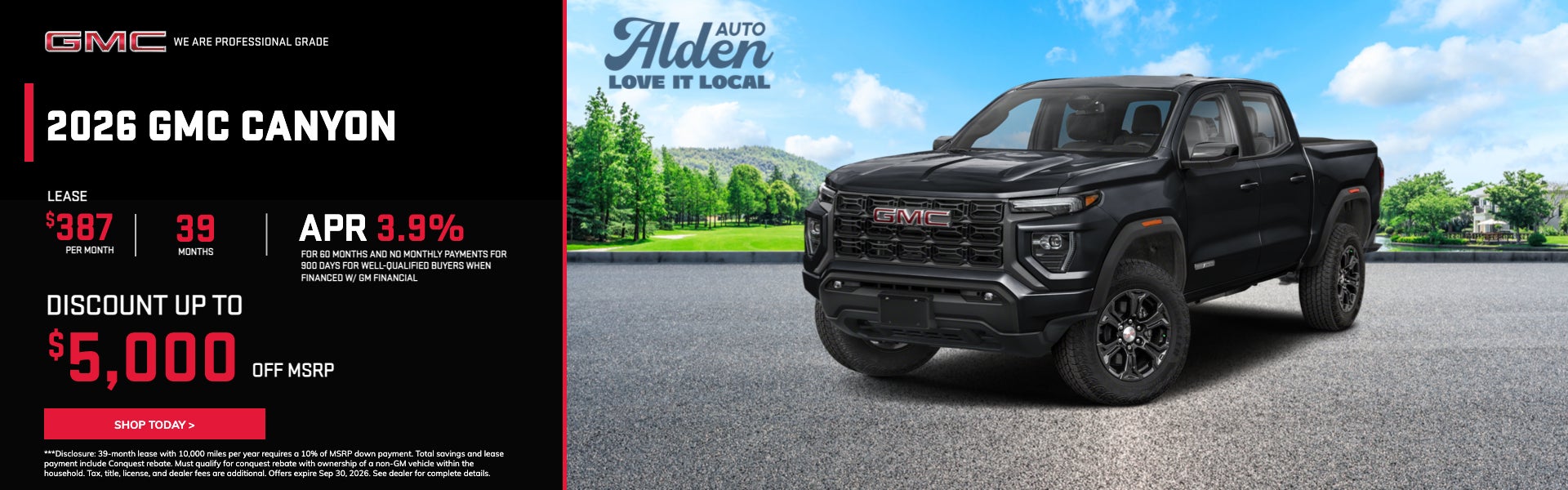 2026 GMC Canyon