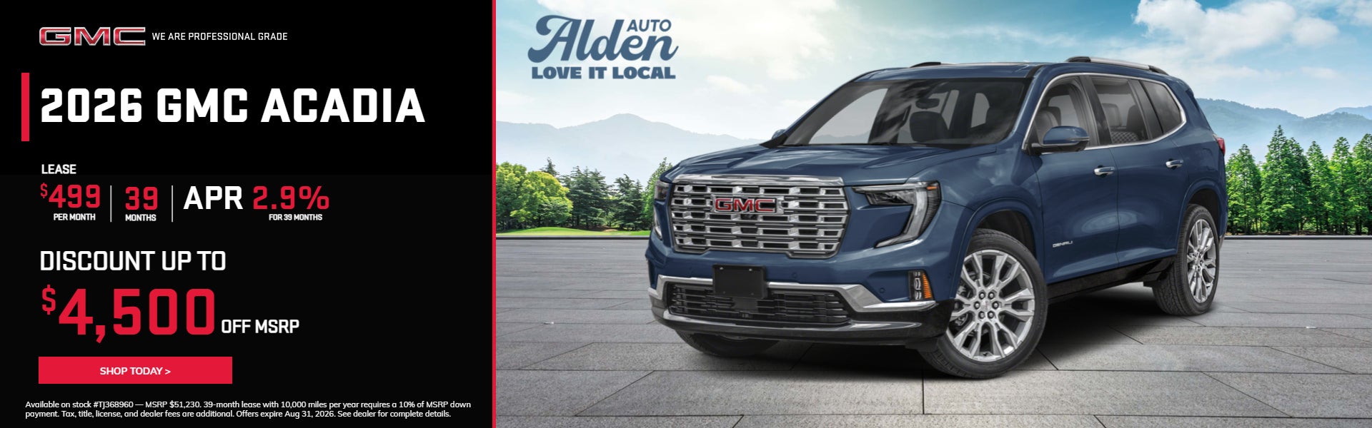 2026 GMC Acadia