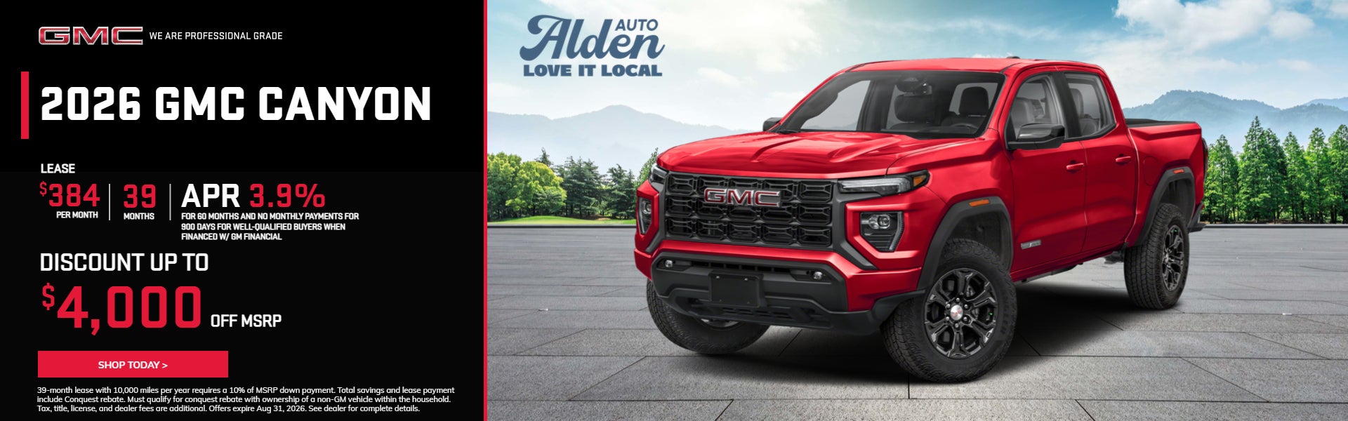  2026 GMC Canyon