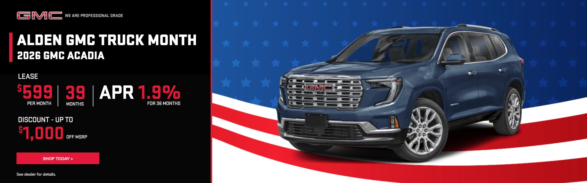 2026 GMC Acadia